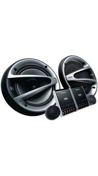 Sony XS-GS16202 Crystal Clear Sound 3-Way Component Car Speaker (350 Watt)